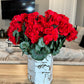 FLORIANA RED ARTIFICIAL GERANIUM FLOWER BUSH Indoor and Outdoor use High quality Flowers