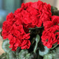 FLORIANA RED ARTIFICIAL GERANIUM FLOWER BUSH Indoor and Outdoor use High quality Flowers 2Pk