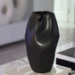 Picasso Ceramic Black Abstract Modern Vase 14"