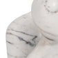 MARBLE , S/2 8/10" HUGGING COUPLE, WHITE