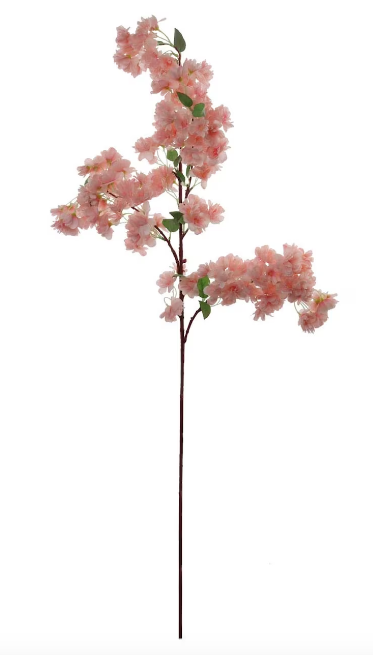 Japan M Silk Cherry Blossom Flower Branches Blush Pink 3 Pack 40 Inches, Wedding, Party, Event, Spring Décor