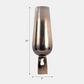 Elisa Champagne Glass Vase With Metal Base Sleek Design