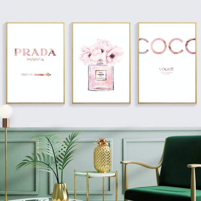 Tableau Fashion Prada et Coco Chanel